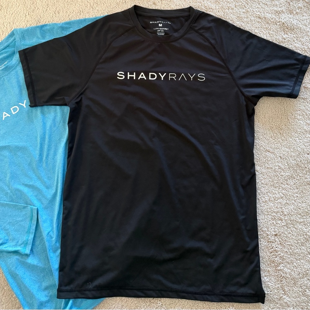 Bundle 2 Shady Rays Men’s SPF Sun Shirt Rash Guards - Picture 2 of 7